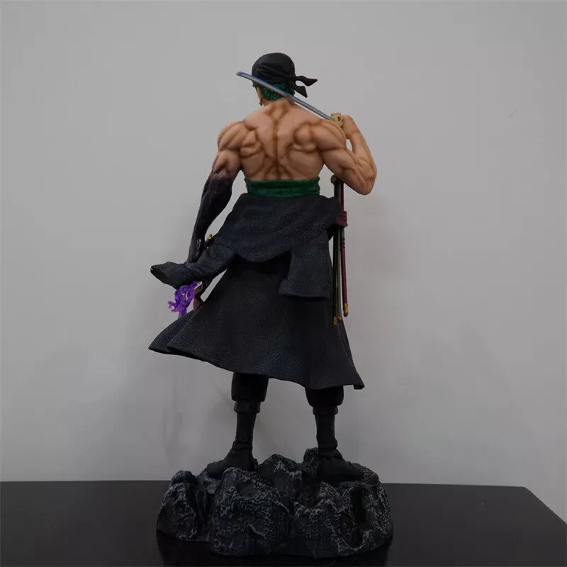Anime One Piece Roronoa Zoro Action Figure Garage Kit Statue PVC Model 5 Head